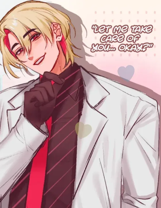 Dr. Adrian Winchester in a white coat, from the game’s character art.