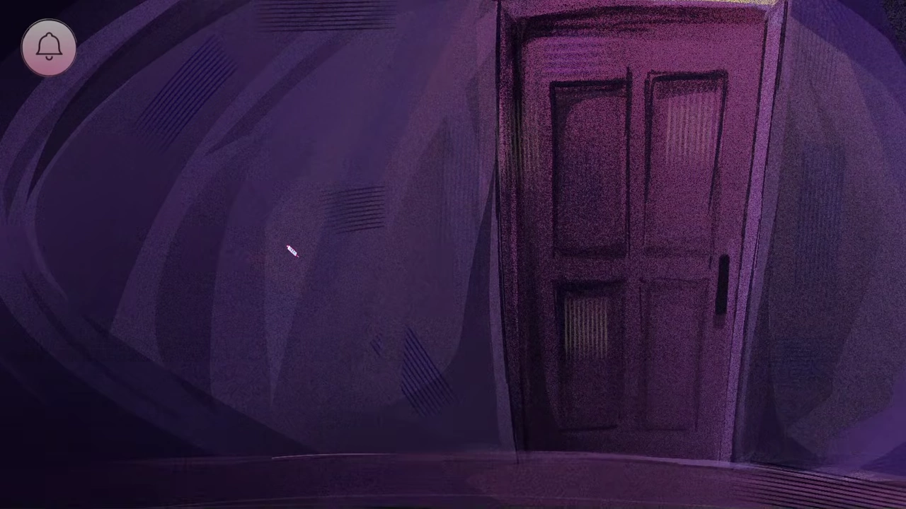 The investigation route reaches the locked door inside the house