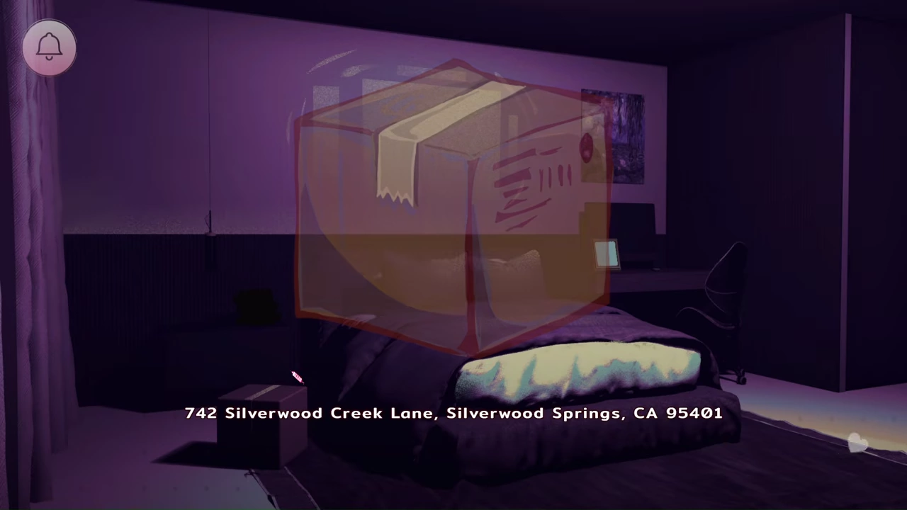 The package scene displays 742 Silverwood Creek Lane, Silverwood Springs, CA 95401
